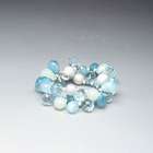 Green and Blue Stretch Bracelet, , small